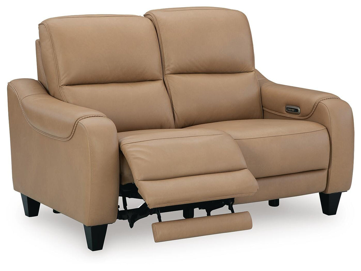 Mosswell PWR REC Loveseat/ADJ Headrest Leather
