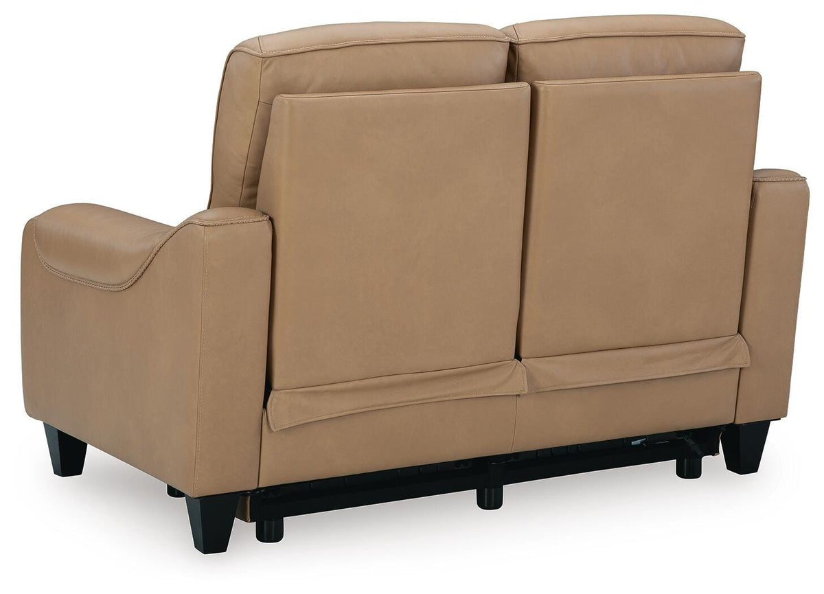 Mosswell PWR REC Loveseat/ADJ Headrest Leather