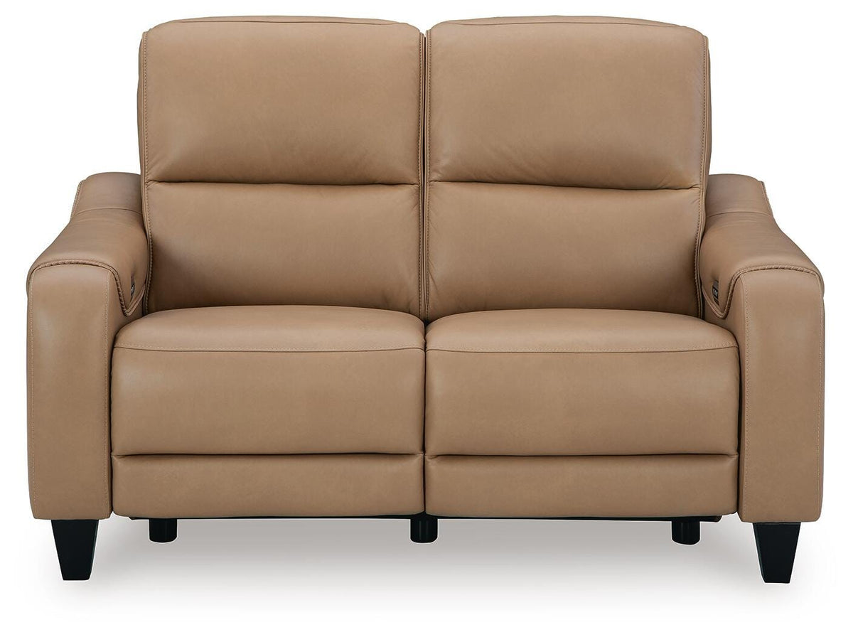 Mosswell PWR REC Loveseat/ADJ Headrest Leather