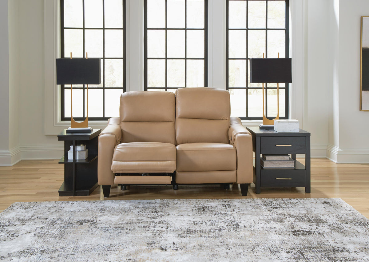 Mosswell PWR REC Loveseat/ADJ Headrest Leather