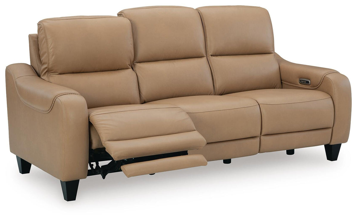 Mosswell PWR REC Sofa with ADJ Headrest Leather