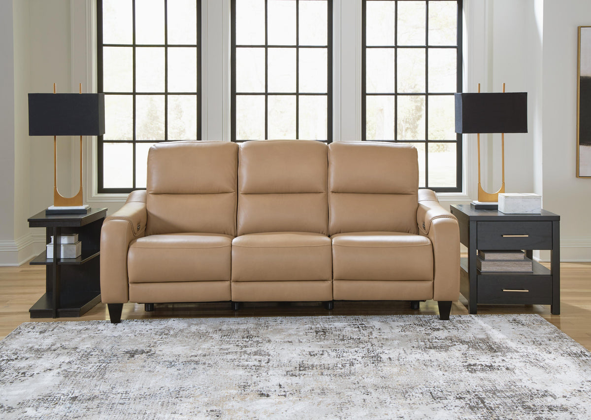 Mosswell PWR REC Sofa with ADJ Headrest Leather