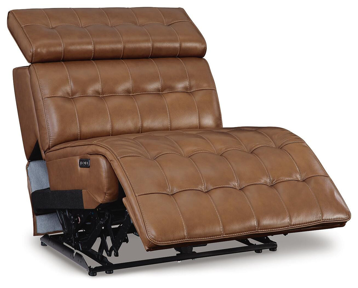 Temmpton PWR Armless REC w/ADJ Headrest Leather