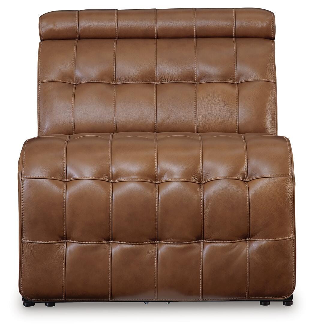 Temmpton PWR Armless REC w/ADJ Headrest Leather