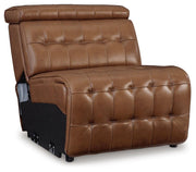 Temmpton Armless Chair/Manual Headrest Leather