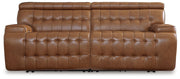 Temmpton 2-Piece Power Reclining Sectional Loveseat Leather