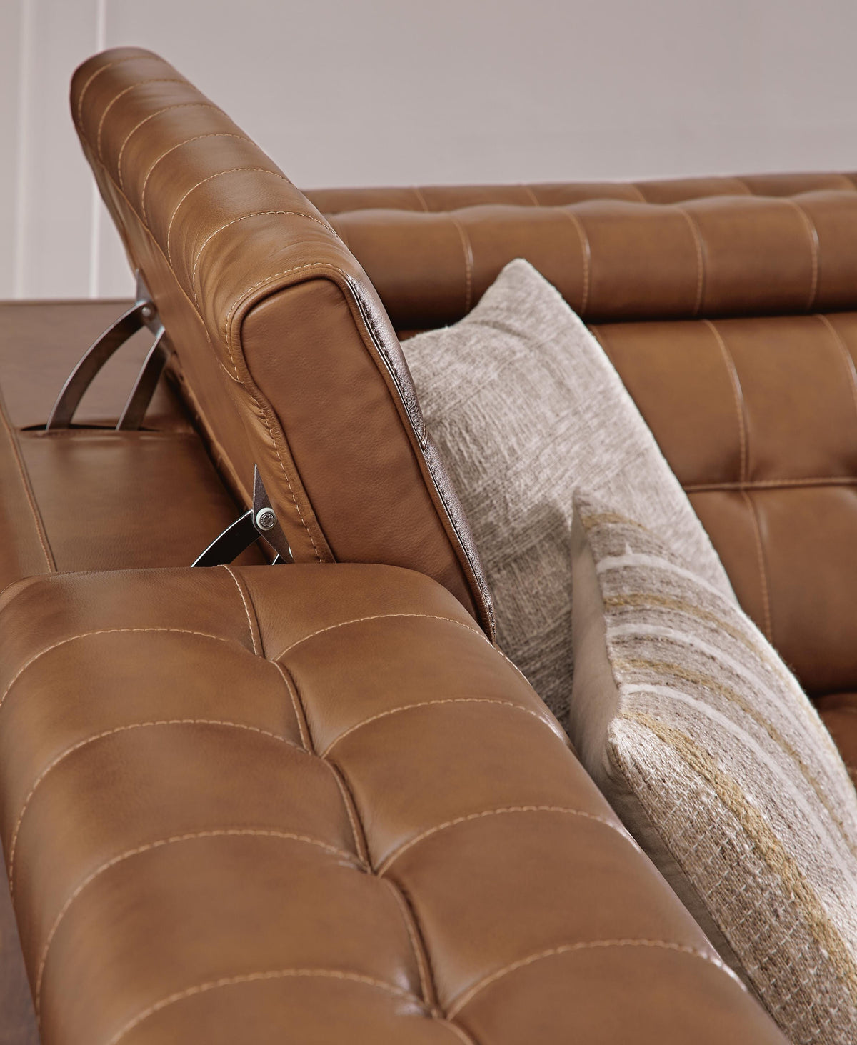 Temmpton 4-Piece Reclining Sectional Leather