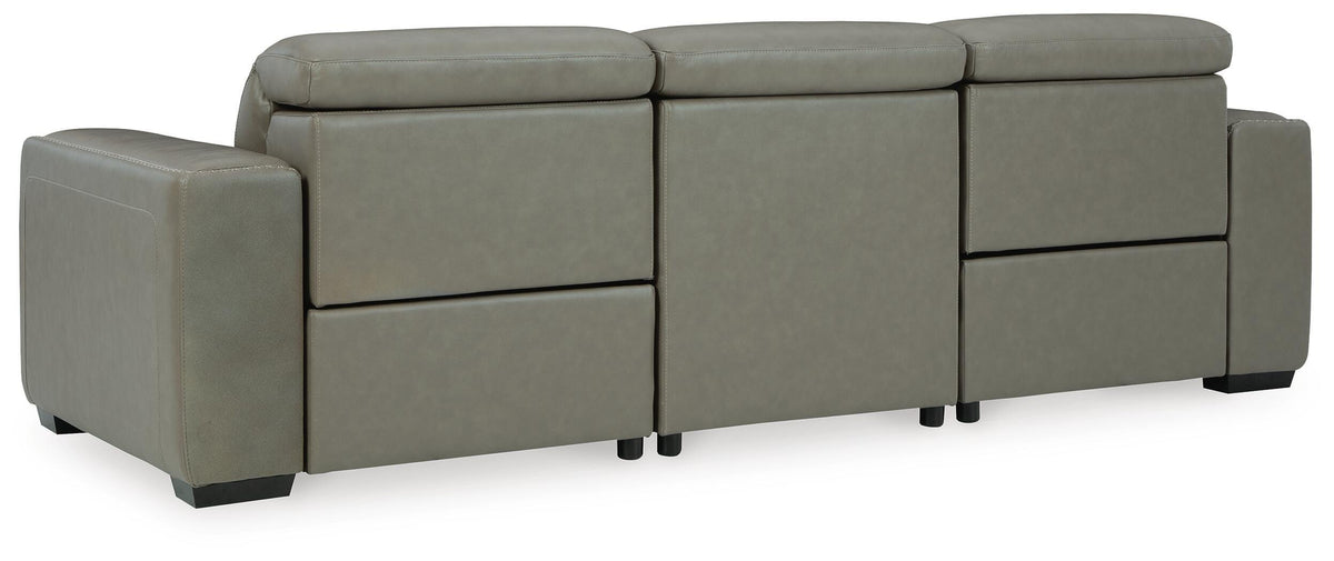 Correze 3-Piece Power Reclining Sectional Sofa Leather