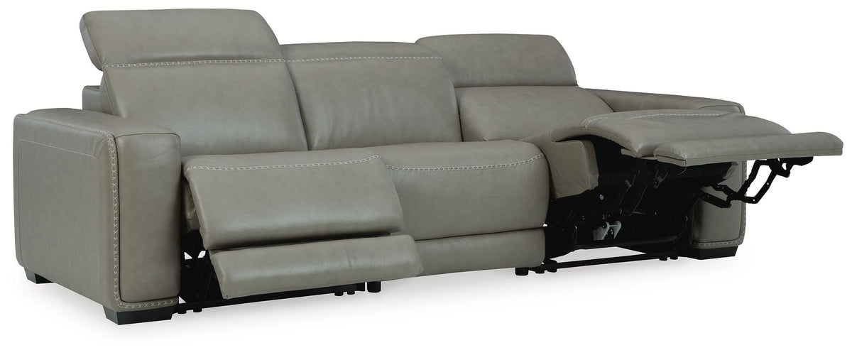 Correze 3-Piece Power Reclining Sectional Sofa Leather