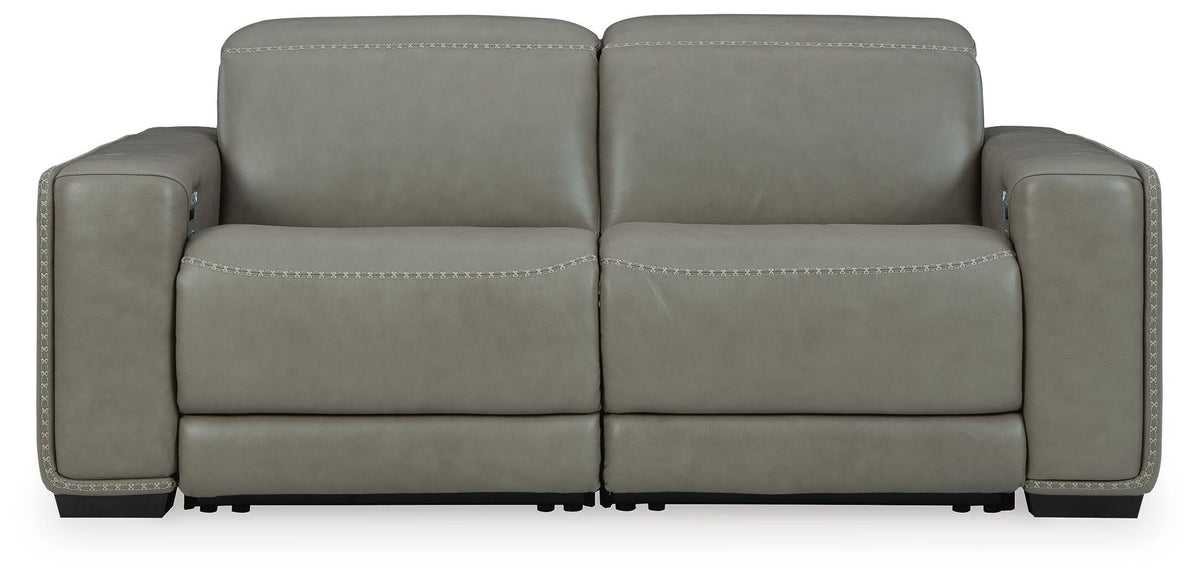 Correze 2-Piece Power Reclining Sectional Leather