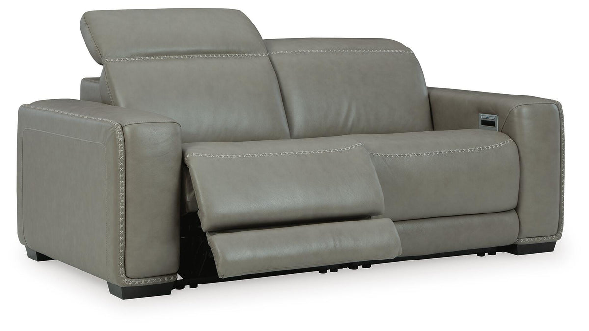 Correze 2-Piece Power Reclining Sectional Leather