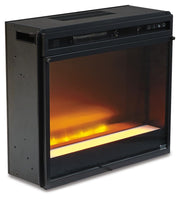 Entertainment Accessories Fireplace Insert Glass/Stone