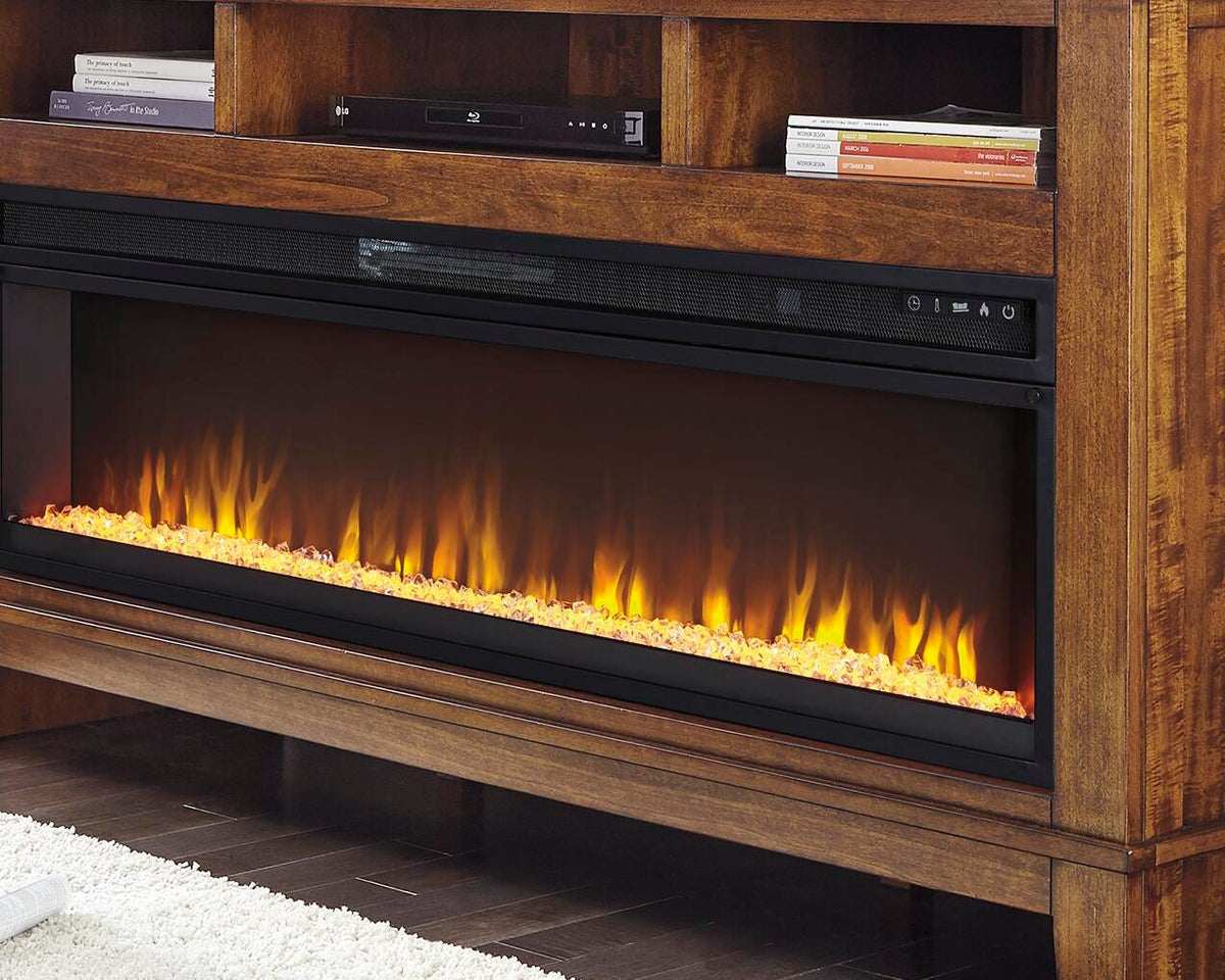 Entertainment Accessories Wide Fireplace Insert