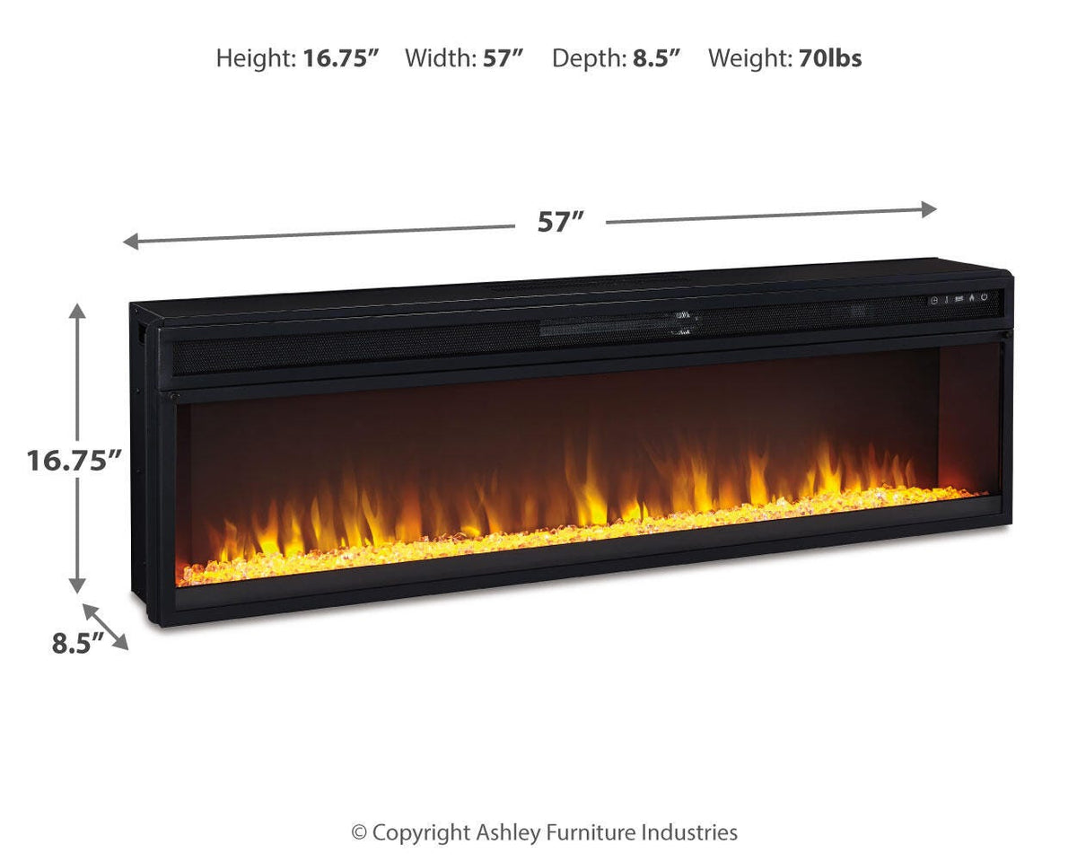 Entertainment Accessories Wide Fireplace Insert