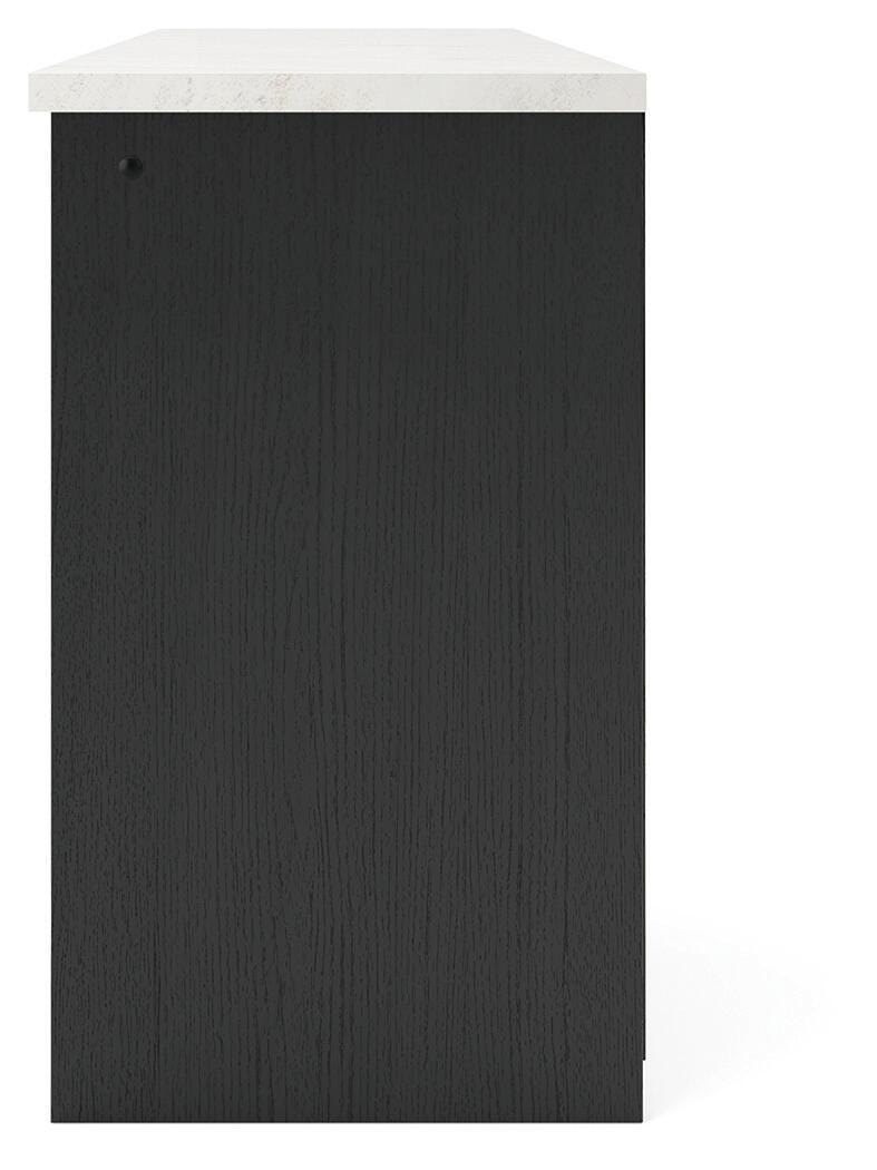 Cadmori XL TV Stand w/Fireplace Option