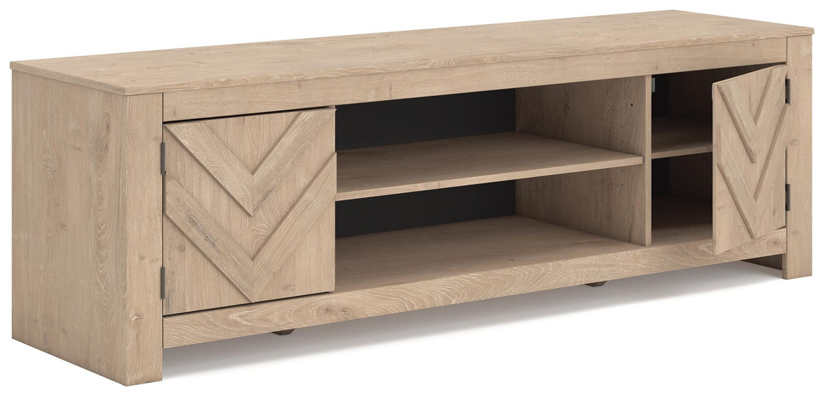 Cayboni LG TV Stand w/Fireplace Option