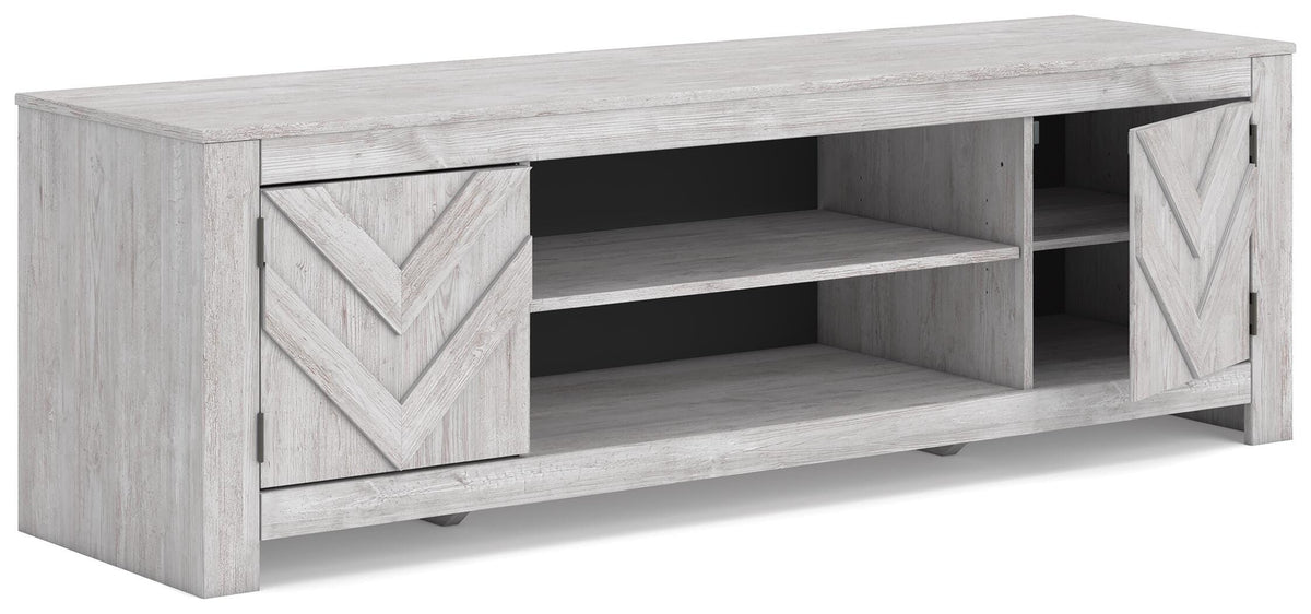 Cayboni LG TV Stand w/Fireplace Option