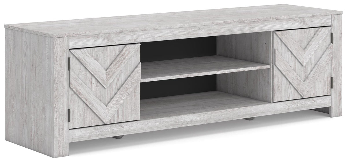 Cayboni LG TV Stand w/Fireplace Option