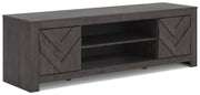 Cayboni LG TV Stand w/Fireplace Option
