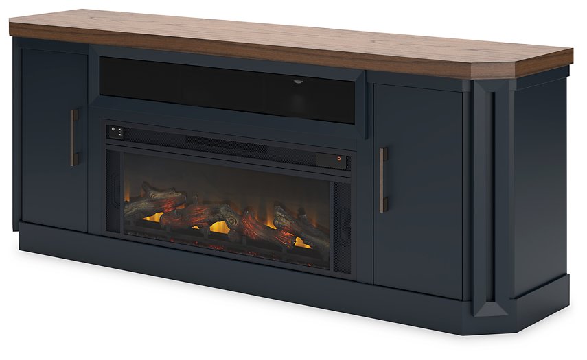 Landocken 83" TV Stand with Electric Fireplace