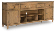 Sharlance XL TV Stand w/Fireplace Option