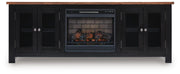 Wildenauer 76" TV Stand with Electric Fireplace