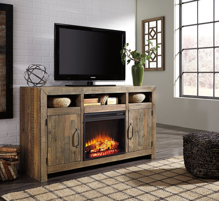 Sommerford 62" TV Stand with Electric Fireplace