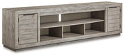 Naydell XL TV Stand w/Fireplace Option