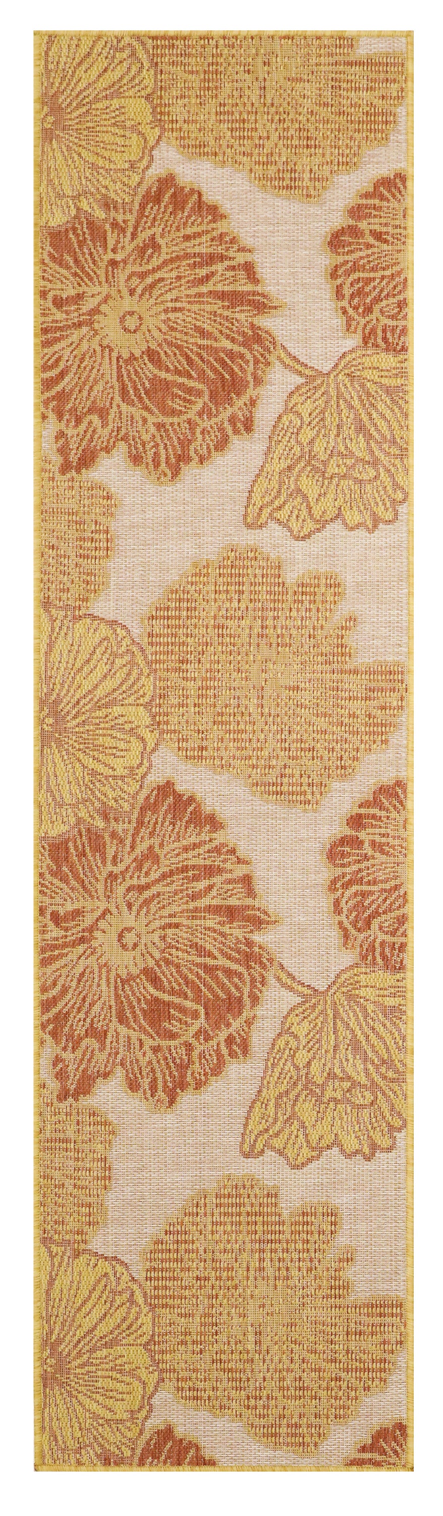 Garden Oasis GOA04 Coral Rug - Runner