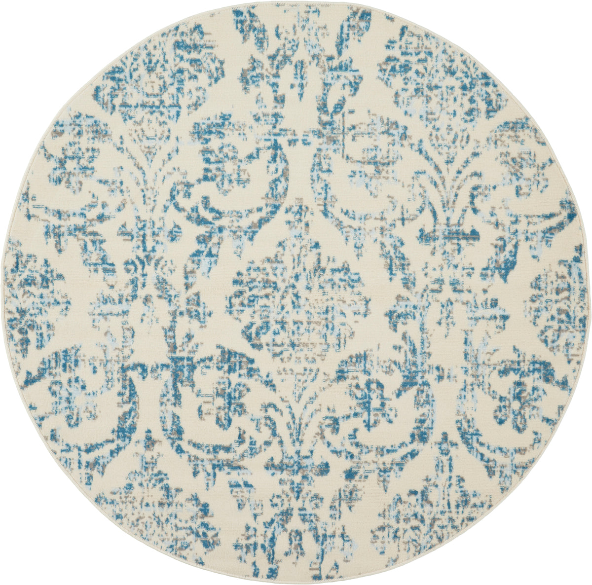 Jubilant JUB09 Ivory Blue Rug - Round