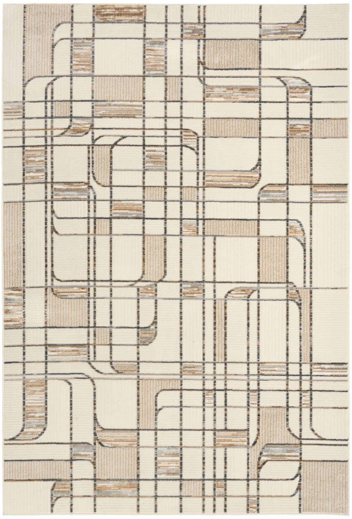 Nordic NRC17 Ivory Multicolor Rug - Rectangle