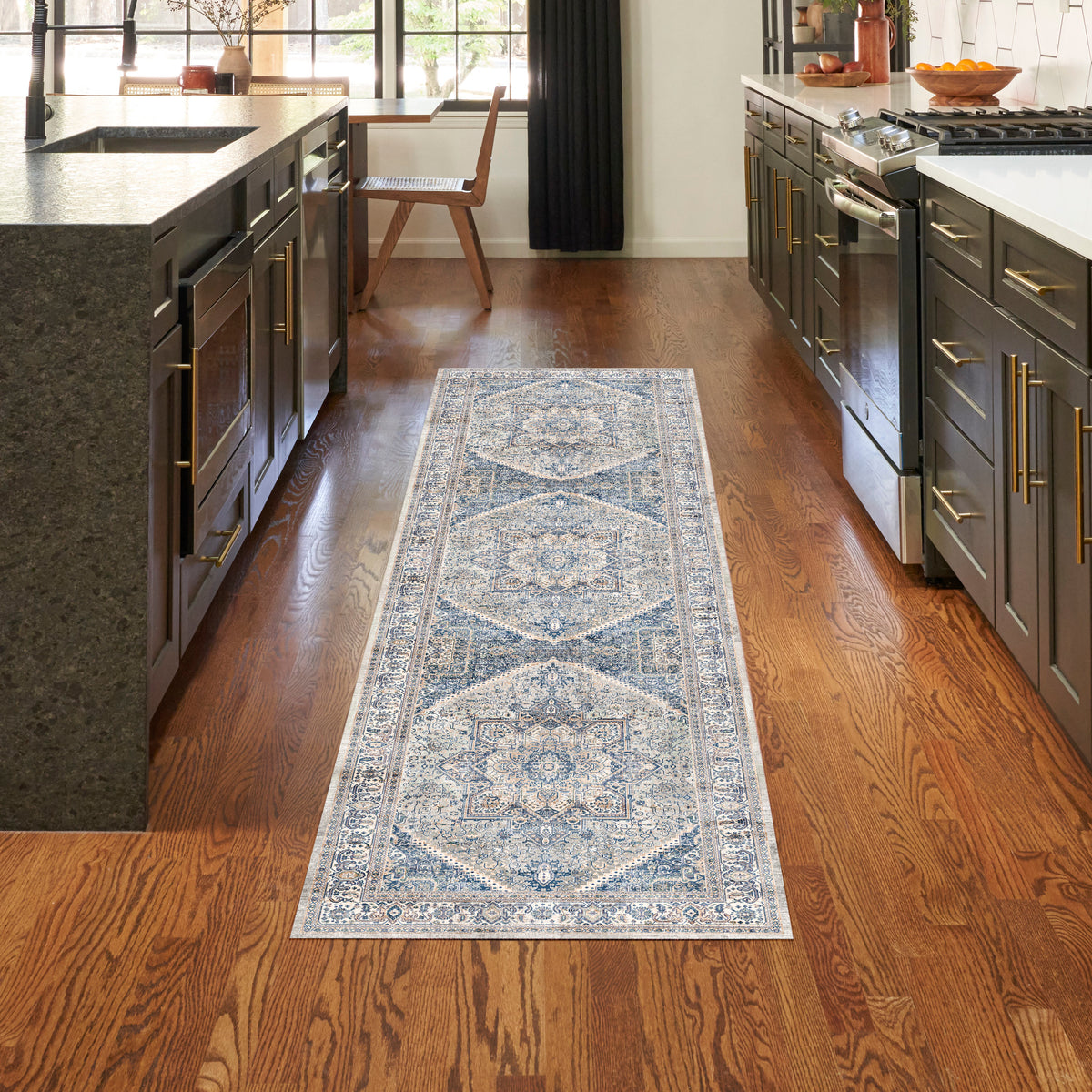 Vintage Home VNH01 Beige Blue Rug - room scene