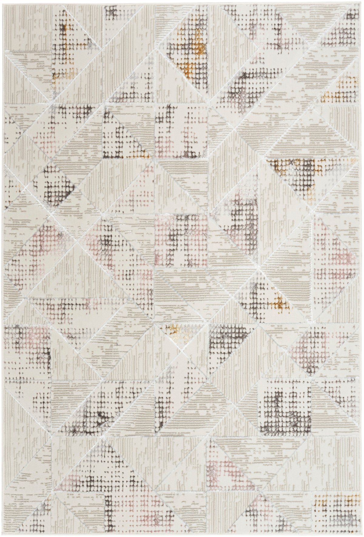 Glitz GLZ04 Ivory Multicolor Rug - Rectangle
