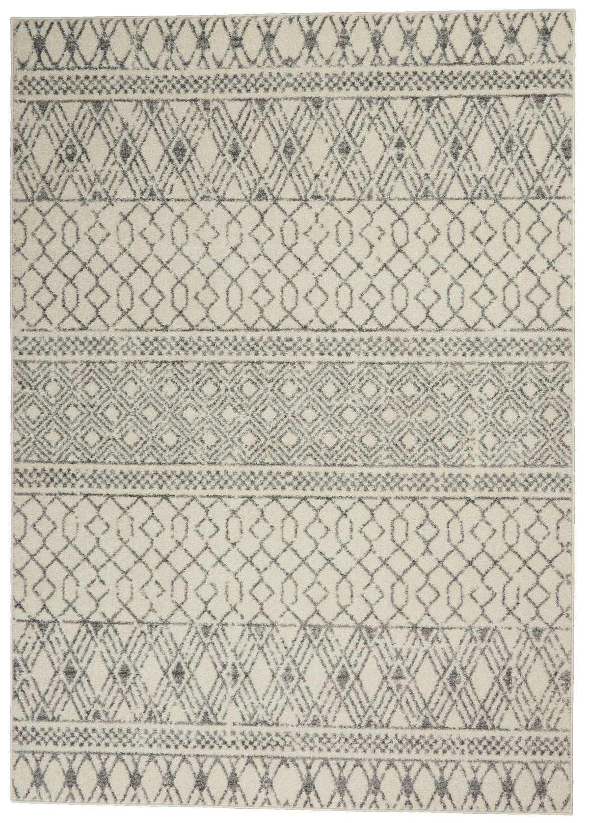 Passion PSN43 Ivory Grey Rug - Rectangle