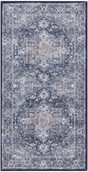 New Concept Washables SR101 Ivory Navy Rug - Rectangle