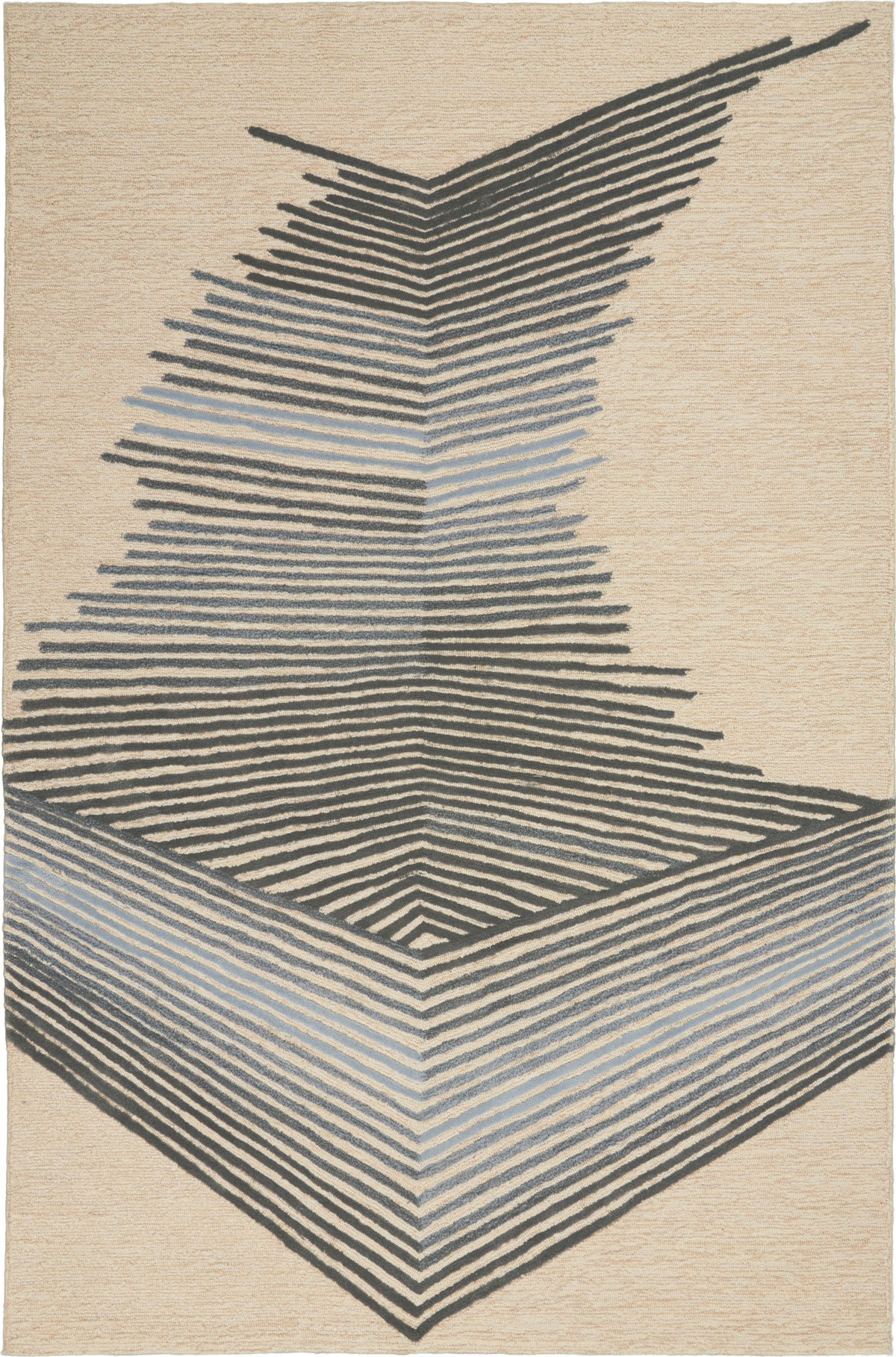Symmetry SMM06 Ivory Grey Rug - Rectangle
