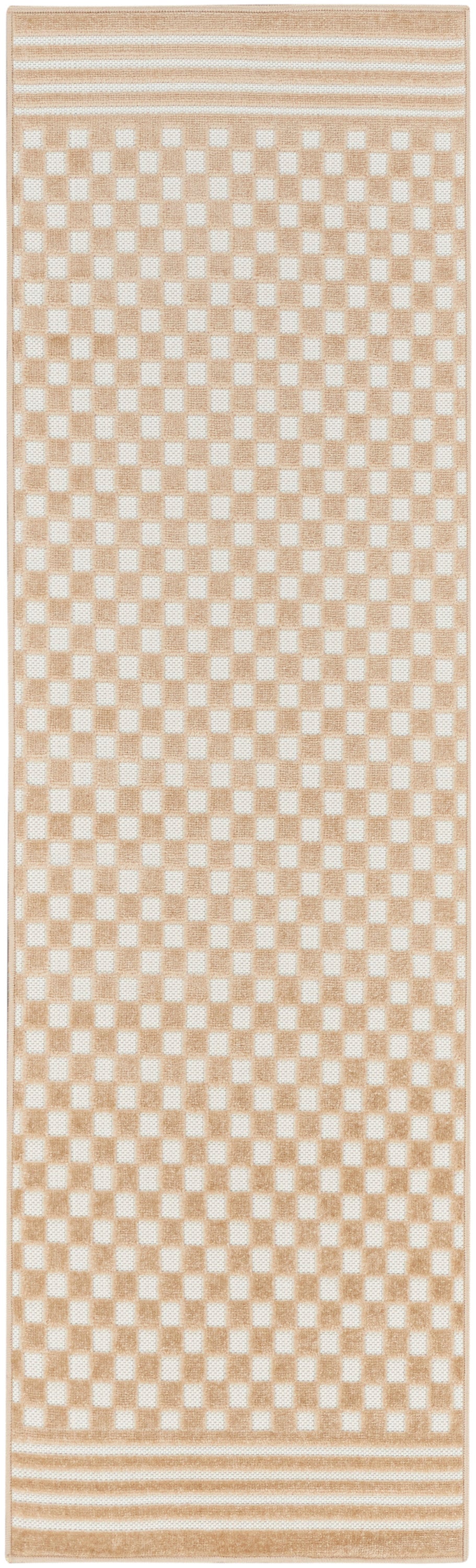 Care Free CAF02 Taupe Rug - Runner