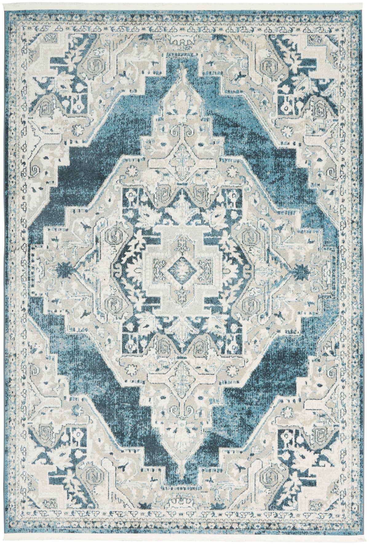 Carina CNA01 Blue Grey Rug - Rectangle
