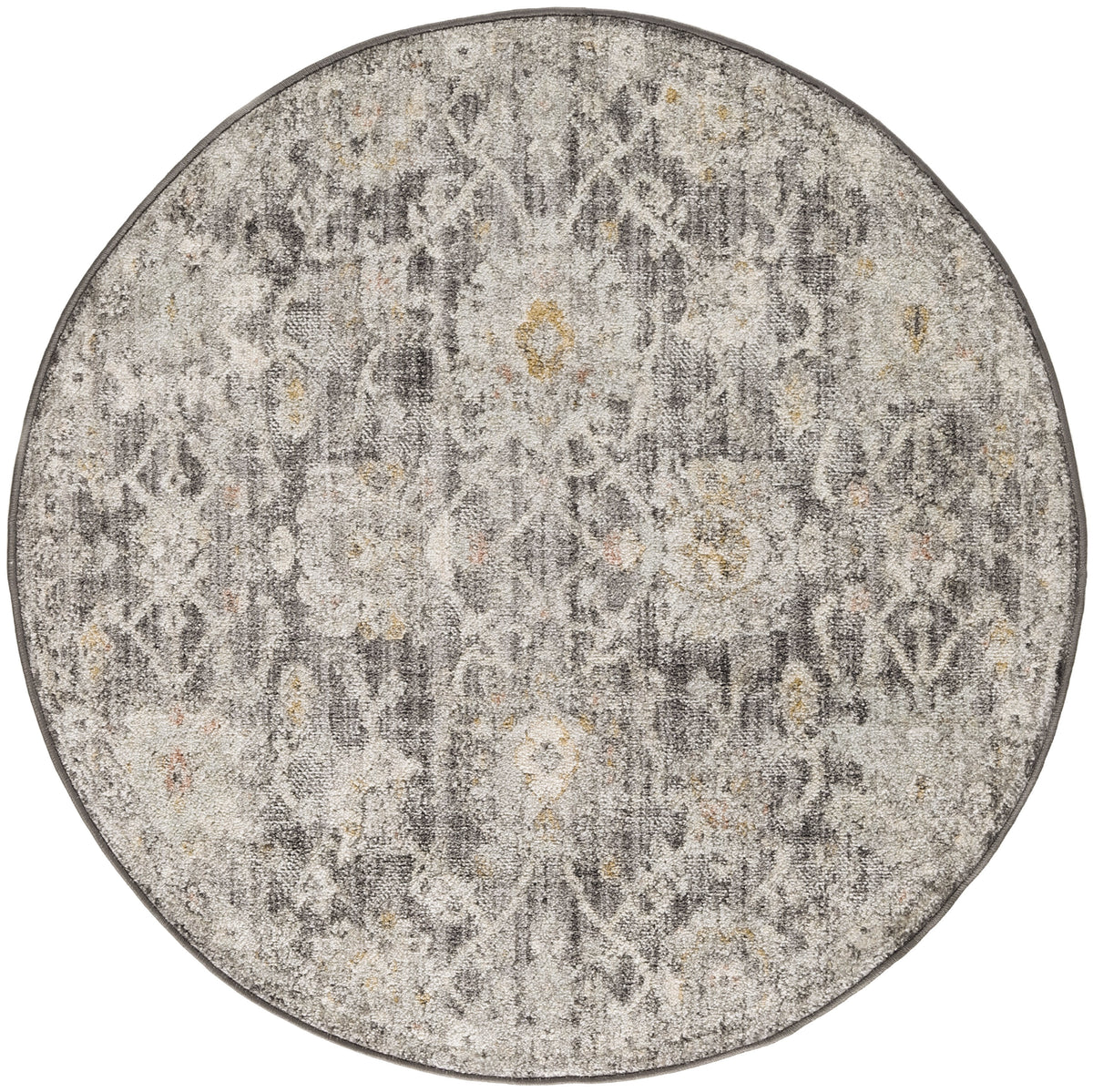 Oushak Home OUS01 Charcoal Rug - Round