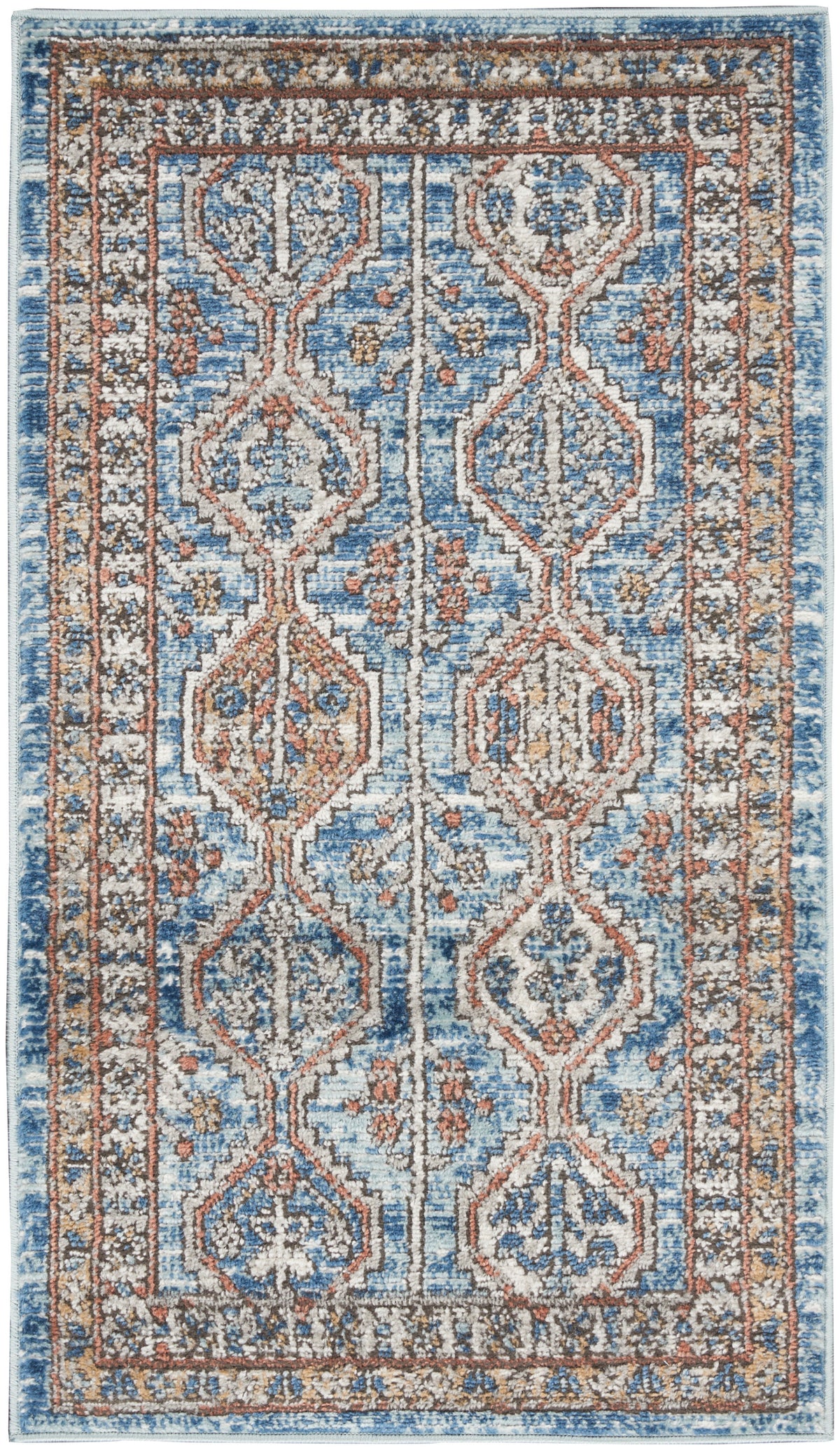 Quarry QUA15 Blue Multicolor Rug - Rectangle