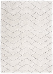 Dreamy Shag DRS03 Ivory Grey Rug - Rectangle