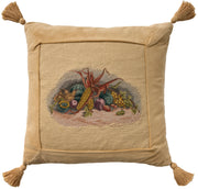 Vintage Pillow V6070 Cream 20" x 20" Throw Pillows