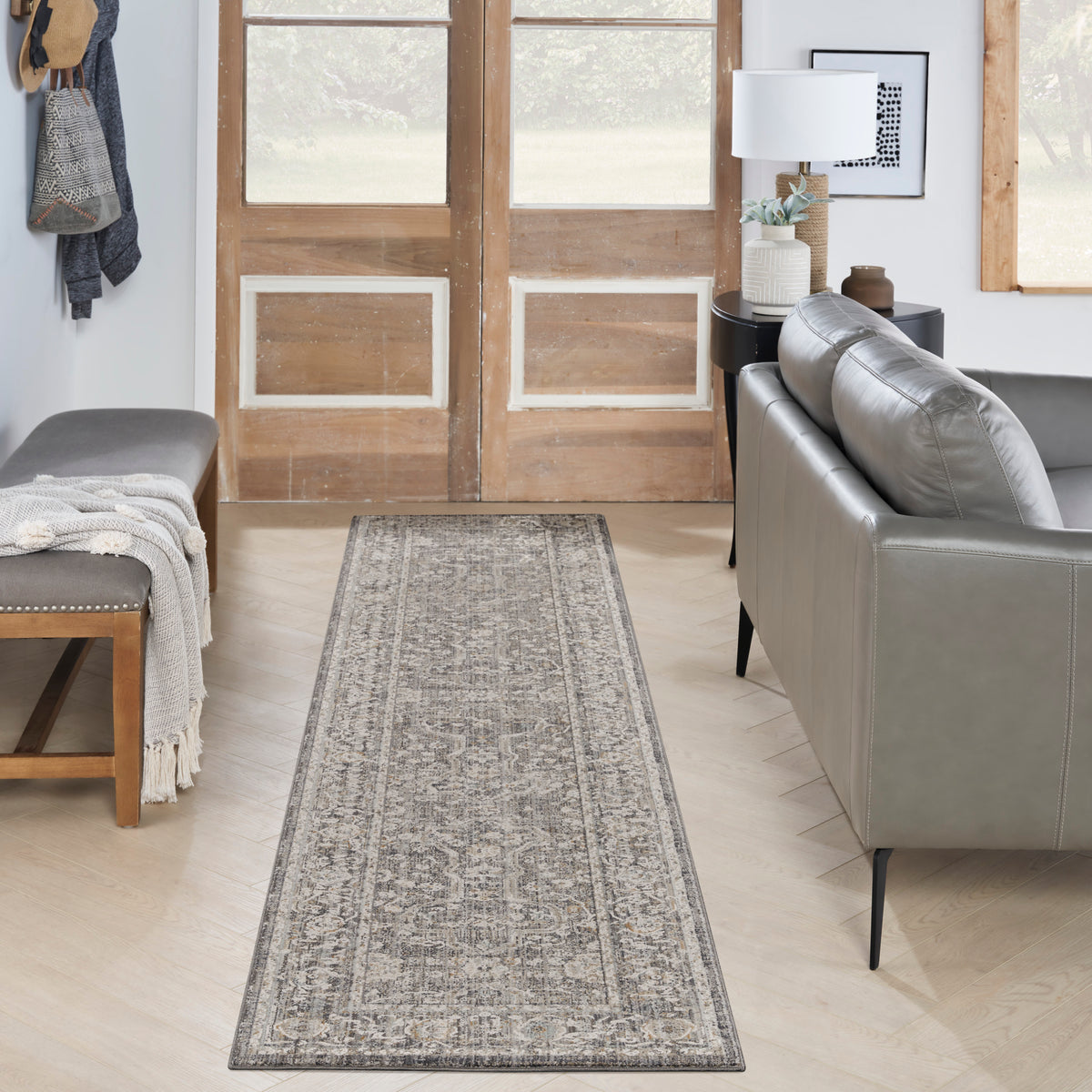 Lynx LNX03 Slate Multicolor Rug - room scene