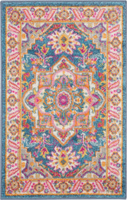 Passion PSN20 Teal Multicolor Rug - Rectangle