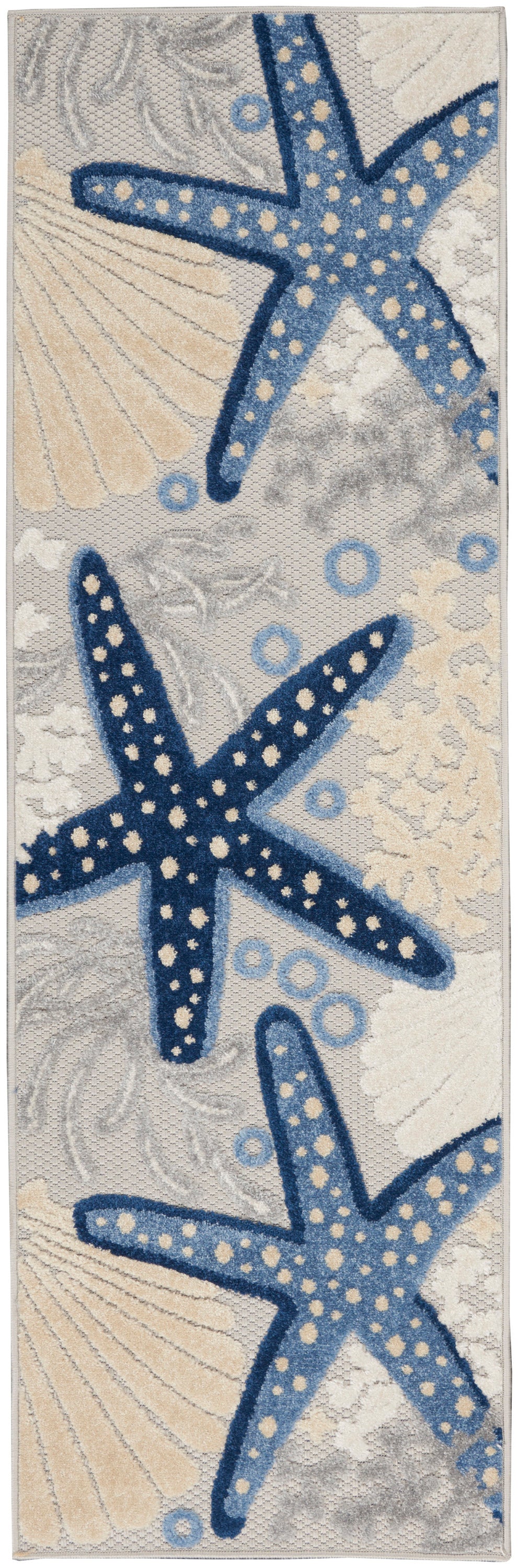 Aloha ALH24 Blue Grey Rug - Runner