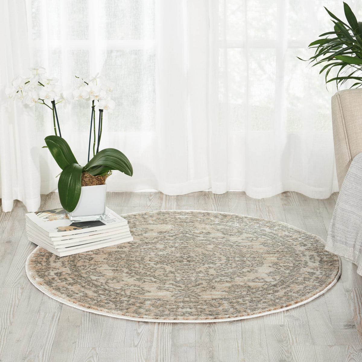 Euphoria EUP04 Bone Rug - room scene