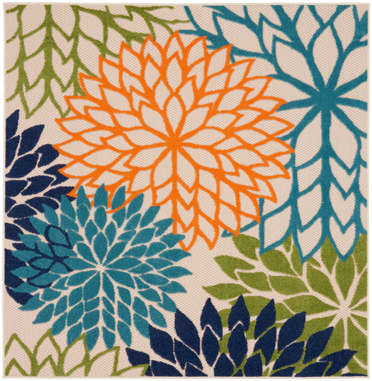 Aloha ALH05 Multicolor Rug - Square