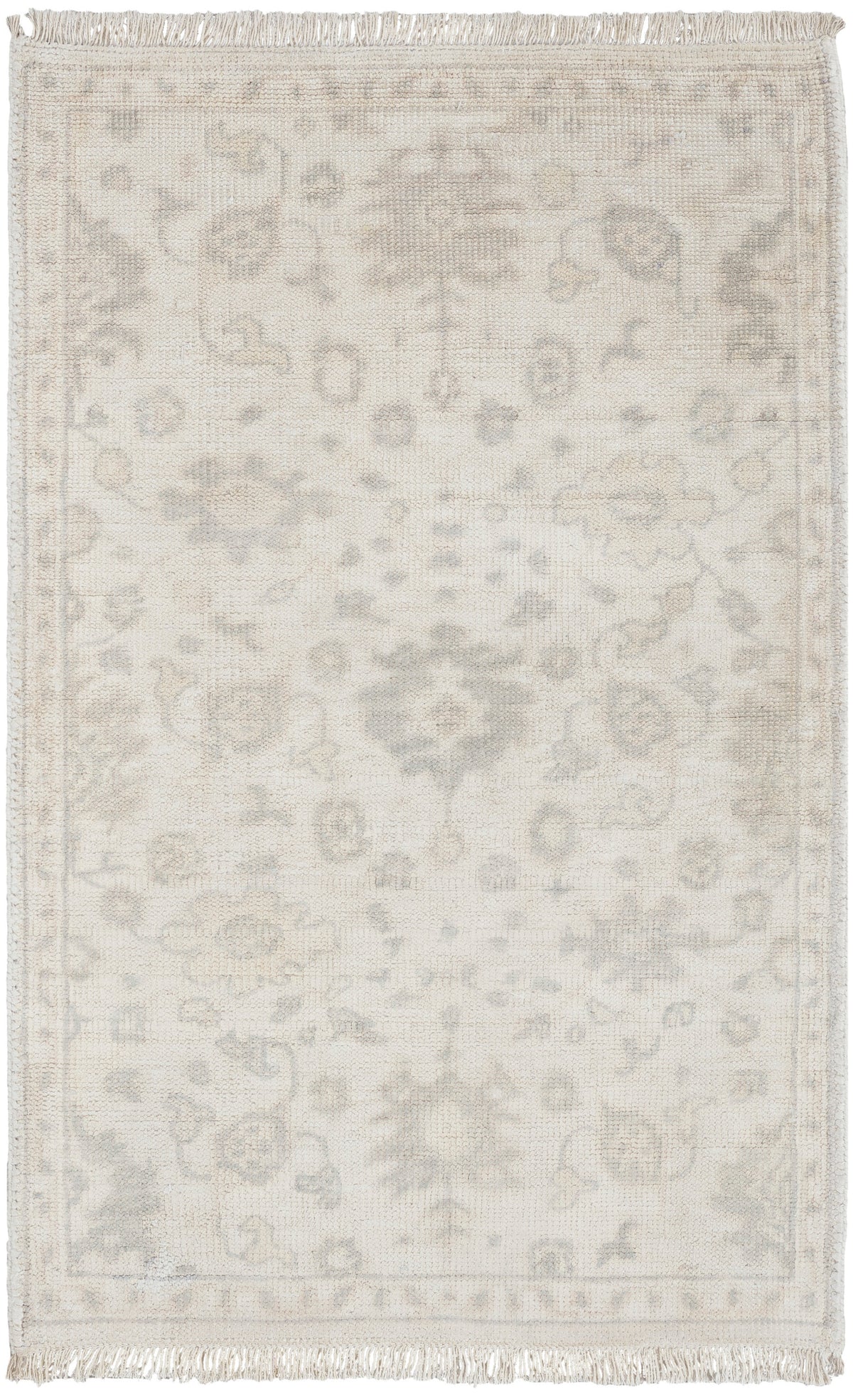 Aldora ALD14 Ivory Grey Rug - Rectangle