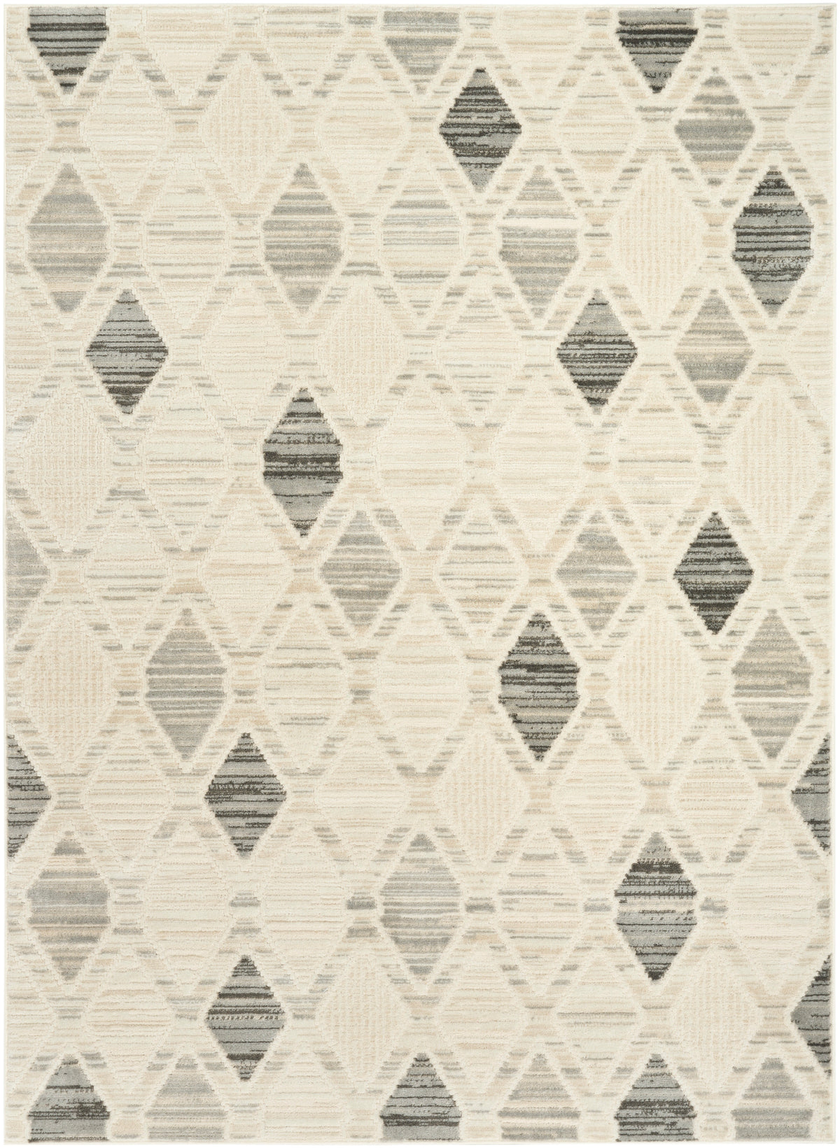 Serenity Home SRH08 Beige Grey Rug - Rectangle