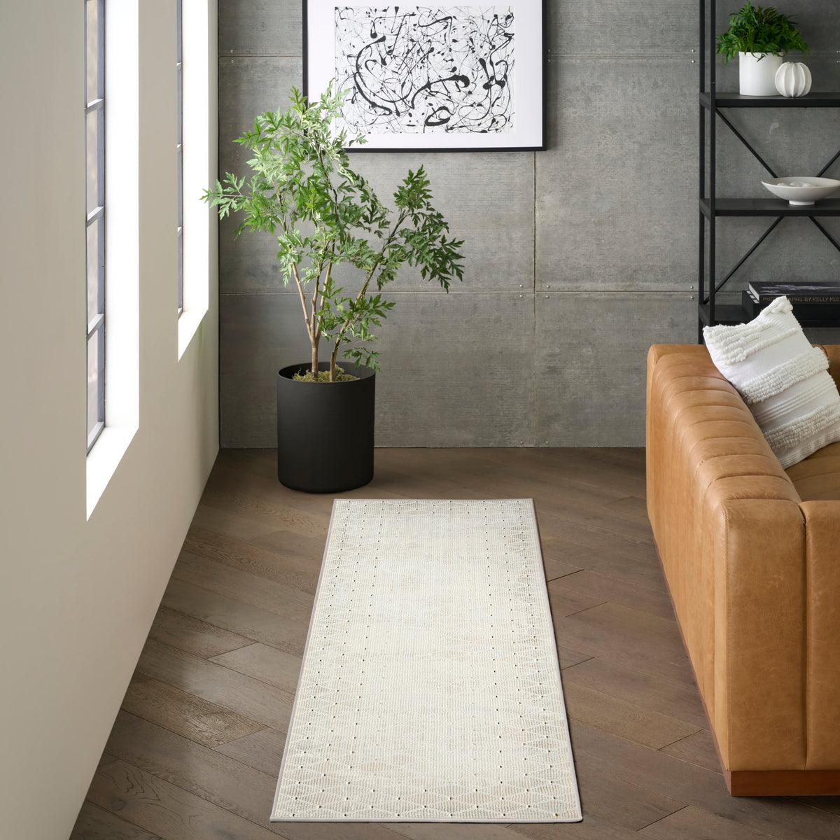 Grand Street GRN01 Ivory Rug - room scene